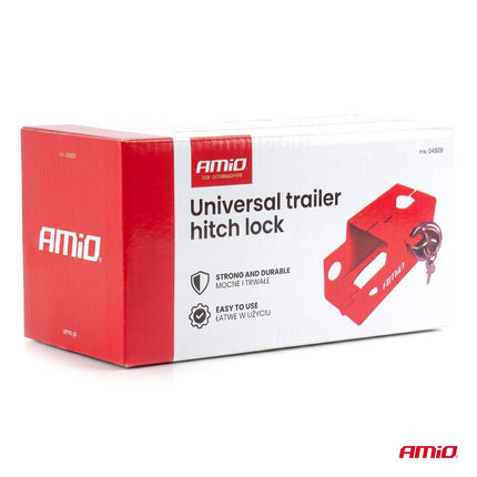AMiO AMiO Zware Trekhaakslot Koppelingsslot voor Maximale Aanhangerbeveiliging AMiO 10