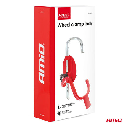 AMiO AMiO Zware Wielklem XL voor Maximale Wielvergrendeling tegen Autodiefstal AMiO 10