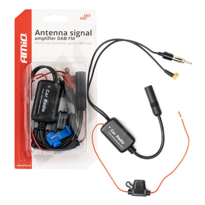 Antenne Signaalversterker 12V DAB/FM voor Autoradio - Sterker en Stabieler Signaal