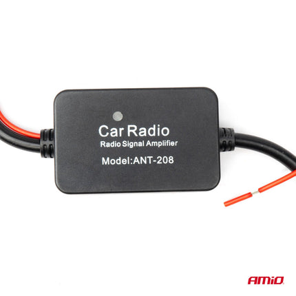 AMiO Anti-Interferentie Antenneversterker 12V voor Autoradio - Betere Radio-Ontvangst AMiO 3