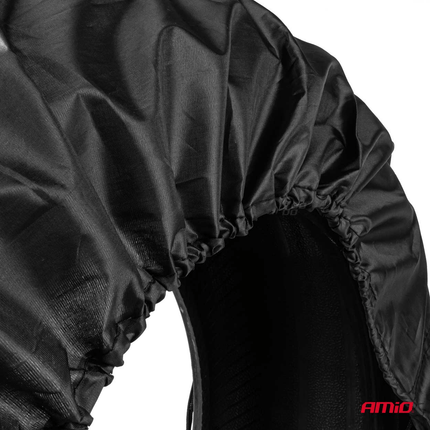 AMiO Autoband Wielhoezen Set 13 - 19 Inch - Bescherming en Opslag voor Autowielen Waterdicht Zwart - VCTparts.nl