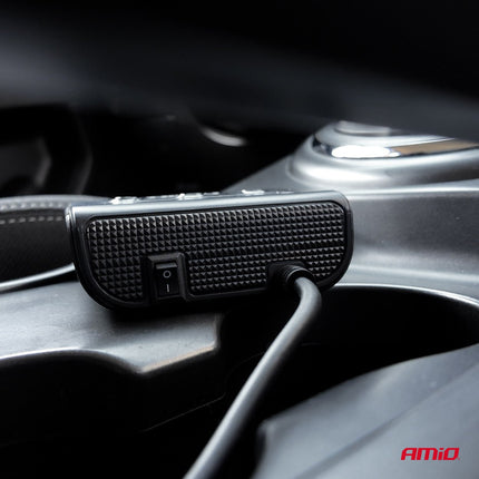 AMiO AMiO Autolader Splitter 4x USB - A 180W – Snellader met QC 3.0 PD 3.0 en LED Display voor Auto en Bestelwagen AMiO 3