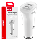AMiO AMiO Autolader Telefoon Dual USB - C 40W 12/24V Wit AMiO 6