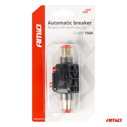 AMiO AMiO Automatische Zekering Circuit Breaker 12 - 48V 150A - Resetbare Zekering voor Auto Motor Stereo en Audio AMiO 3