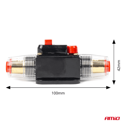 AMiO AMiO Automatische Zekering Circuit Breaker 12 - 48V 40A - Resetbare Zekering voor Auto Motor Stereo en Audio AMiO 6
