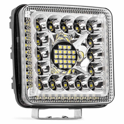 AMiO AWL13 Werklamp Verstraler Spot Vierkant 77LED 9 - 36v 6000K Wit - VCTparts.nl
