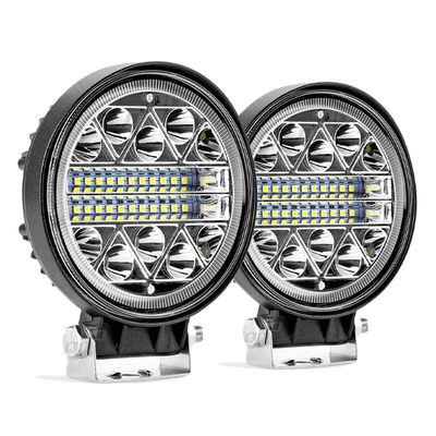 AMiO AWL16 Werklamp Verstraler Spot Rond 26LED 9-36v 6000K Wit 2 stuks (set)