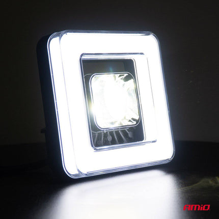 AMiO AMiO AWL57 LED Werkverlichting 45W 6500K 8000lm 9 - 36V - Robuuste Verlichting Vierkant AMiO 2