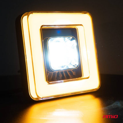 AMiO AMiO AWL57 LED Werkverlichting 45W 6500K 8000lm 9 - 36V - Robuuste Verlichting Vierkant AMiO 3