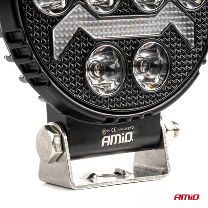 AMiO AMiO AWL69 LED Werkverlichting 54W 6500K 10000lm 9 - 36V - IP67 SPOT Verlichting Rond AMiO 3