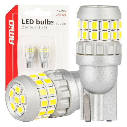 AMiO AMiO CANBUS LED - lampen T10 W5W 30SMD 2016 Wit 12V/24V AMiO 5