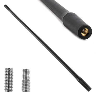 AMiO Car Antenna Mast ANTM12 – Weerbestendige Auto Antenne van 33 cm met Adapters voor Universele Installatie