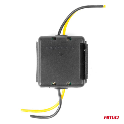 AMIO Car Power Signaal Filter 12V met Glaszekering - Anti Interferentie Auto Radio Stroomfilter - VCTparts.nl