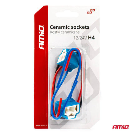 AMiO AMiO Connector Plug Keramische Hoekblok H4 Set van 2 Stuks AMiO 2