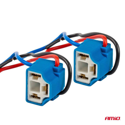 AMiO AMiO Connector Plug Keramische Hoekblok H4 Set van 2 Stuks AMiO 4