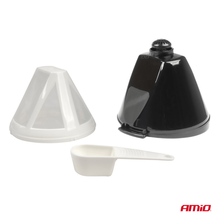AMiO Koffiezetapparaat Auto Koffiezetter met Koffiekan (24v/250w) Zwart met Contraplug - VCTparts.nl