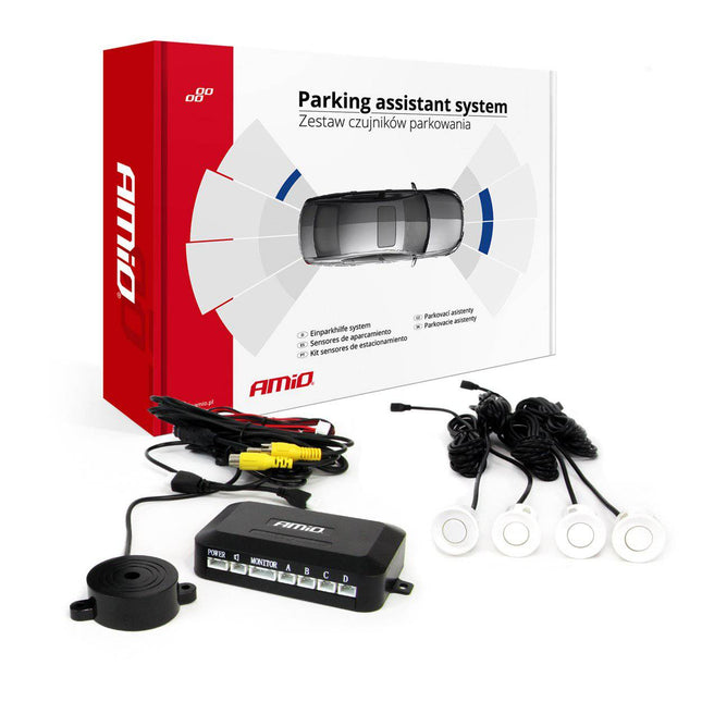 AMiO PS Zichtbaar set wit 22mm AMIO-02991 - VCTparts.nl