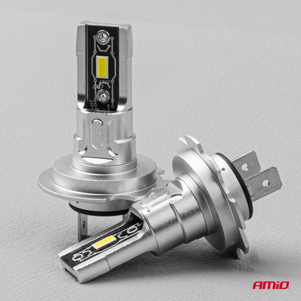AMiO Dimlicht LED H7 Mini 6500k Wit (set) [Witte koplampen - Witte Dimlichten] - VCTparts.nl