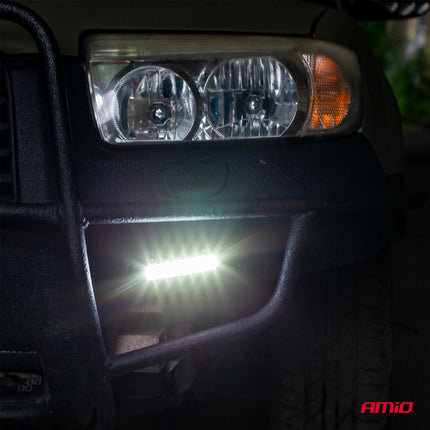 AMiO AMiO DRL 506HP Dagrijverlichting Wit 160mm - Krachtige SMD LED Set voor Auto 12V en 24V met Automatische Schakelaar AMiO 2