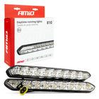 AMiO AMiO DRL 810 Dagrijverlichting 185mm - Compacte LED Set 10x SMD voor Smalle Bumper Slots 12V en 24V AMiO 1