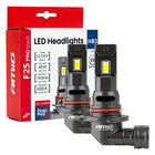 AMiO AMiO F25 PRO BLACK Edition HB3 LED Koplampen 12/24V 7646 Lumen 6000K Daglichtwit FULL CANBUS AMiO 1