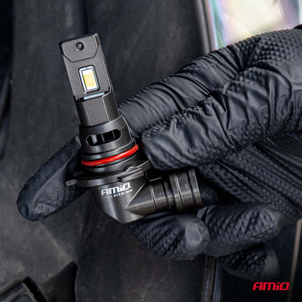 AMiO AMiO F25 PRO BLACK Edition HB3 LED Koplampen 12/24V 7646 Lumen 6000K Daglichtwit FULL CANBUS AMiO 6