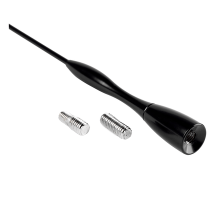 AMiO AMiO FM/AM Auto Antenne Mini Universeel met 5/6mm Adapter Zwart (16 cm) AMiO 3