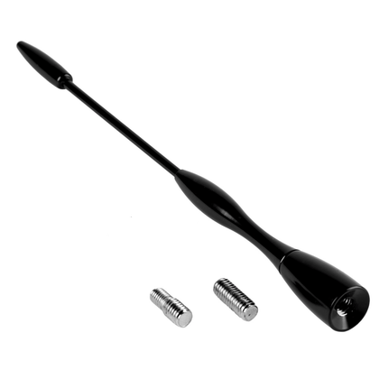 AMiO AMiO FM/AM Auto Antenne Mini Universeel met 5/6mm Adapter Zwart (16 cm) AMiO 4