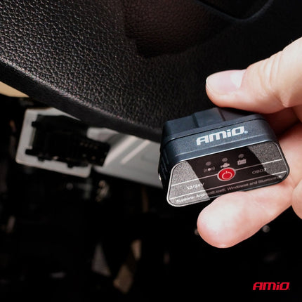 AMiO AMiO Geavanceerde OBD2 Bluetooth Diagnosetool PIC25K80 DC24K – Professionele Draadloze Autodiagnose voor Voertuigen AMiO 3