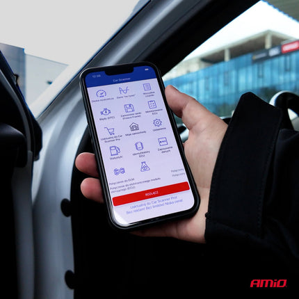 AMiO AMiO Geavanceerde OBD2 Bluetooth Diagnosetool PIC25K80 DC24K – Professionele Draadloze Autodiagnose voor Voertuigen AMiO 5