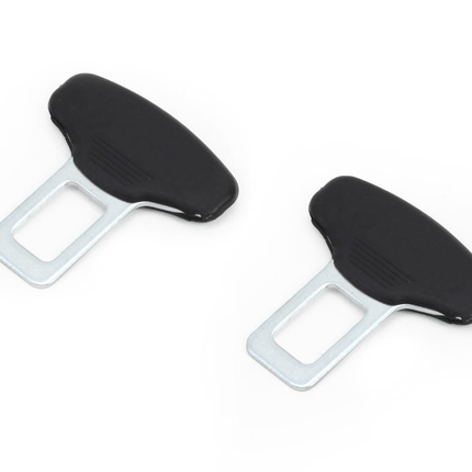 AMiO Gordel Clip Alarmstopper Set van 2 Stuks Zwart - Zilver - VCTparts.nl