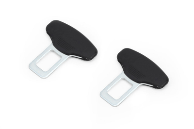 AMiO Gordel Clip Alarmstopper Set van 2 Stuks Zwart-Zilver