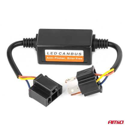 AMiO H4 Canbus Relaisweerstand Auto Dimlicht / Grootlicht Weerstand Canbus Decoder 12v - 24v (1 stuk) - VCTparts.nl