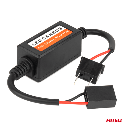 AMiO H7 Canbus Relaisweerstand Auto Dimlicht / Grootlicht Weerstand Canbus Decoder 12v - 24v (1 stuk) - VCTparts.nl
