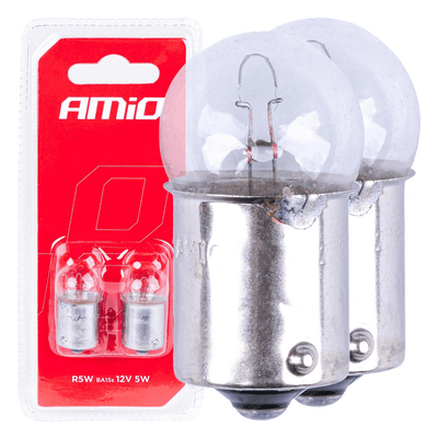 AMiO Halogeen Wit BA15S Voor Dagrijverlichting 5 Watt [3020 24SMD 1156 BA15S P21W R10W R5W] (12V) (Set)