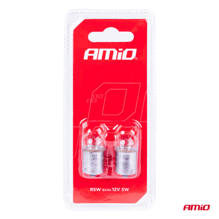 AMiO AMiO Halogeen Wit BA15S Voor Dagrijverlichting 5 Watt [3020 24SMD 1156 BA15S P21W R10W R5W] (12V) (Set) AMiO 2