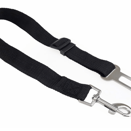 AMiO AMiO Honden / Huisdier Riem Autogordel Verstelbaar met Clip voor Riem Zwart [Honden - Katten - Konijn - Wezel] AMiO 2