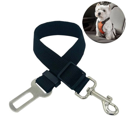 AMiO AMiO Honden / Huisdier Riem Autogordel Verstelbaar met Clip voor Riem Zwart [Honden - Katten - Konijn - Wezel] AMiO 6