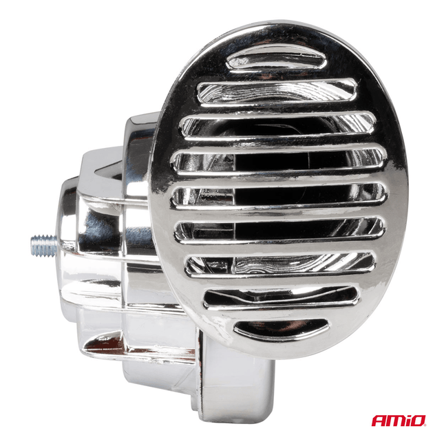 AMiO AMIO Hoorn Harde Toeter/Claxon Chrome Set - Krachtige 12V Fanfare Claxon met Dubbele Toon AMiO 2