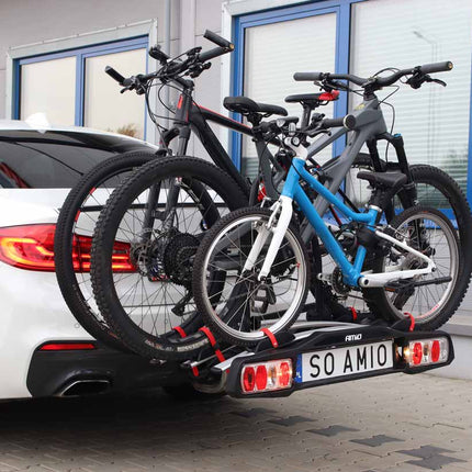 AMiO Kantelbare Fietsendrager voor Trekhaak - 3 Fietsen TBC-01/3 AMiO 3