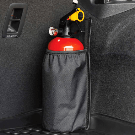 AMiO AMiO Klittenband Houder voor 1KG Poederblusser Brandblusser Muurbevestiging of Auto Kofferbak Zwart AMiO 2