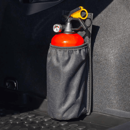 AMiO AMiO Klittenband Houder voor 1KG Poederblusser Brandblusser Muurbevestiging of Auto Kofferbak Zwart AMiO 6