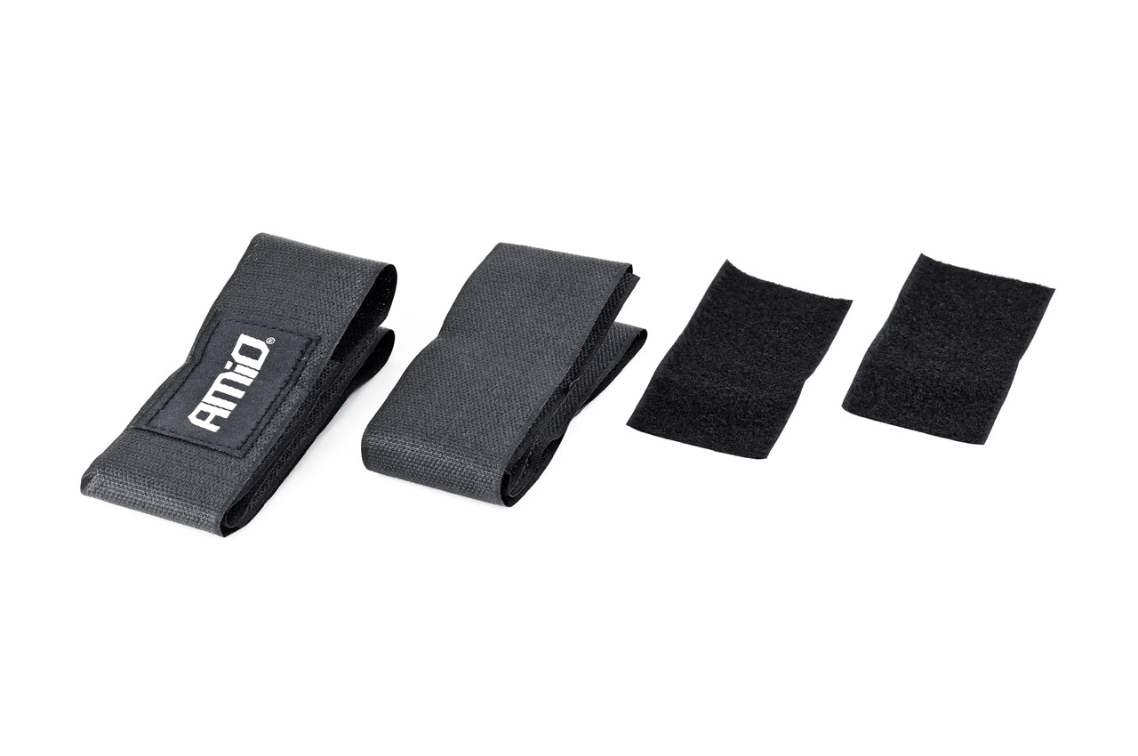 AMiO Klittenband Houder Voor 1KG Poederblusser Brandblusser Muurbevestiging Of Auto Kofferbak Zwart AMiO Klittenband Houder Voor 1KG Poederblusser Brandblusser Muurbevestiging Of Auto Kofferbak Zwart