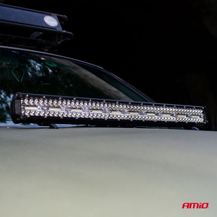 AMiO Krachtige LED Werklamp AWL30 200LED 720x74 600W COMBO 9 - 36V Verstraler Spot Robuust Offroad - VCTparts.nl