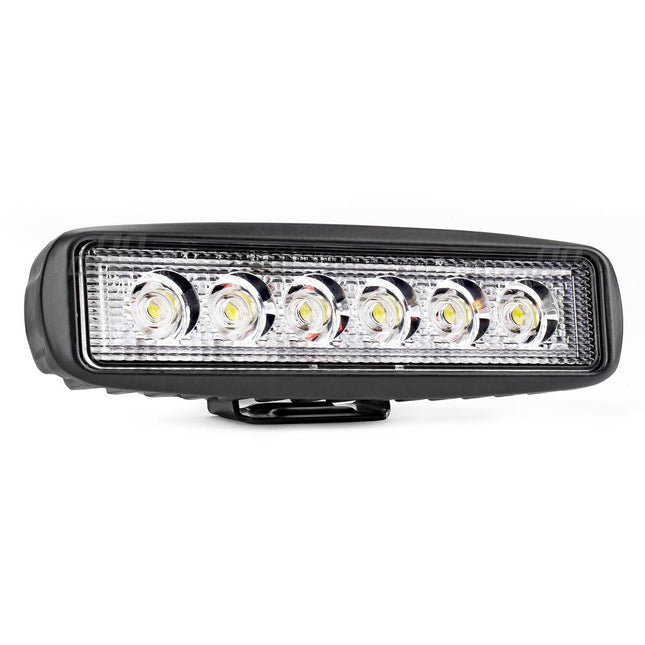 AMiO Krachtige Werklamp AWL01 6 LED FLAT 9 - 60V Verstraler Spot Robuust Offroad - VCTparts.nl
