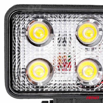 AMiO AMiO Krachtige Werklamp AWL02 6 LED FLAT 9 - 60V Verstraler Spot Robuust Offroad AMiO 5