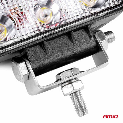AMiO AMiO Krachtige Werklamp AWL02 6 LED FLAT 9 - 60V Verstraler Spot Robuust Offroad AMiO 3