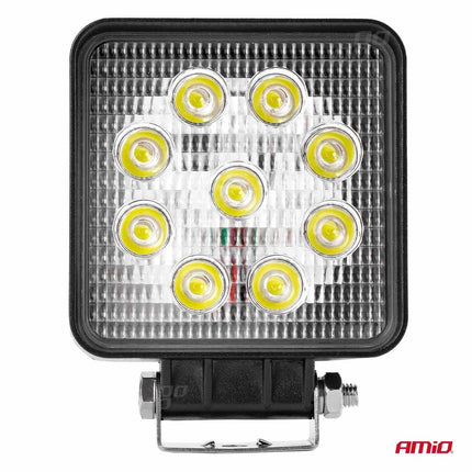 AMiO AMiO Krachtige Werklamp AWL03 9 LED FLOOD 9 - 60V Verstraler Spot Robuust Offroad AMiO 4