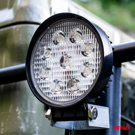 AMiO AMiO Krachtige Werklamp AWL06 9 LED FLOOD 9 - 36V Verstraler Spot Robuust Offroad AMiO 7