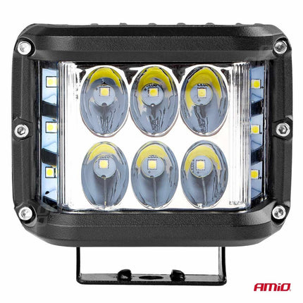 AMiO AMiO Krachtige Werklamp AWL08 12 LED (2 lampen) 9 - 36V Verstraler Spot Robuust Offroad AMiO 7